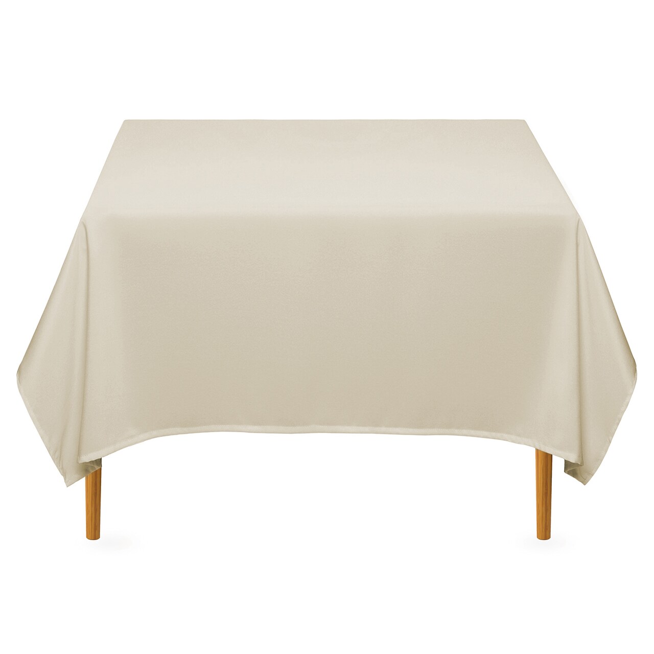 Lann's Linens - Square Premium Tablecloth for Wedding / Banquet / Restaurant - Polyester Fabric Table Cloth